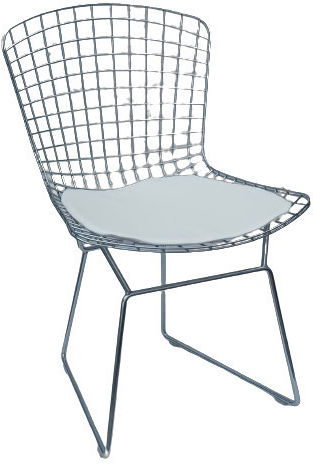 Градински Стол Bertoya Сребърна 52x60x80см