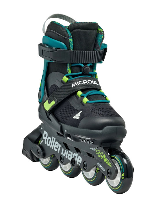 Rollerblade Microblade Xt Inline Einstellbar Rollers Schwarz Erwachsene/Kinder
