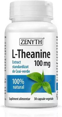Zenyth Theanine 100mg 30 Κάψουλες Green