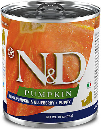 Farmina N&D Pumpkin Wet Food for Puppies in Cans with Lamb, Blueberries and Pumpkin Grain-Free & Gluten-Free 140gr