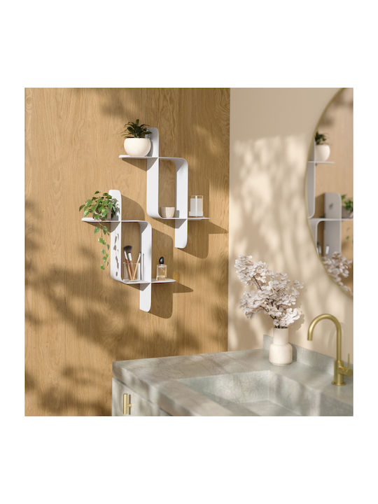 Montage Wall Shelf Set of 2 White Umbra