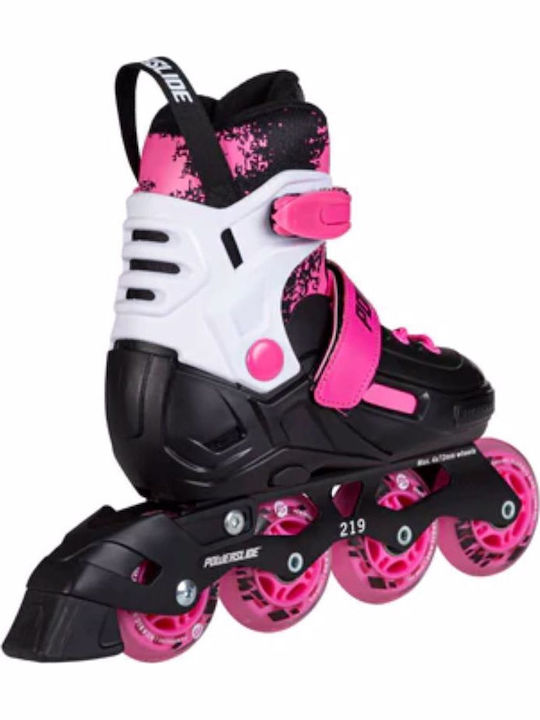 Powerslide Khaan Inline Αυξομειούμενα Rollers Ροζ Ενηλίκων/Παιδικά