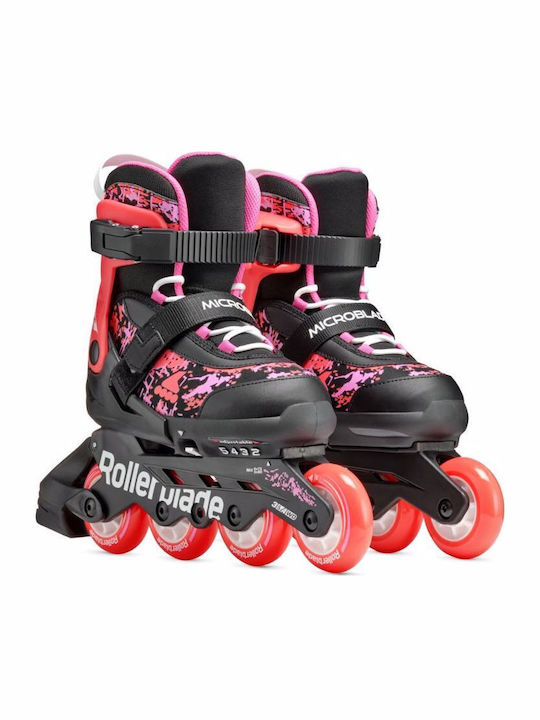 Rollerblade Microblade Sl Inline Αυξομειούμενα Rollers Μαύρα Παιδικά