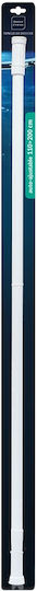 Straight Telescopic Shower Curtain Rod Hydro Douceur D'intérieur Extension 110 200cm White 1801286
