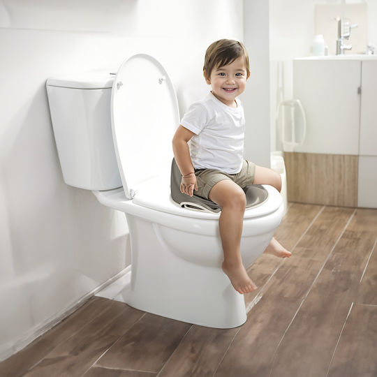 Dolu U-Grow Kleinkinder-Toilettensitz mit Griffen Grau
