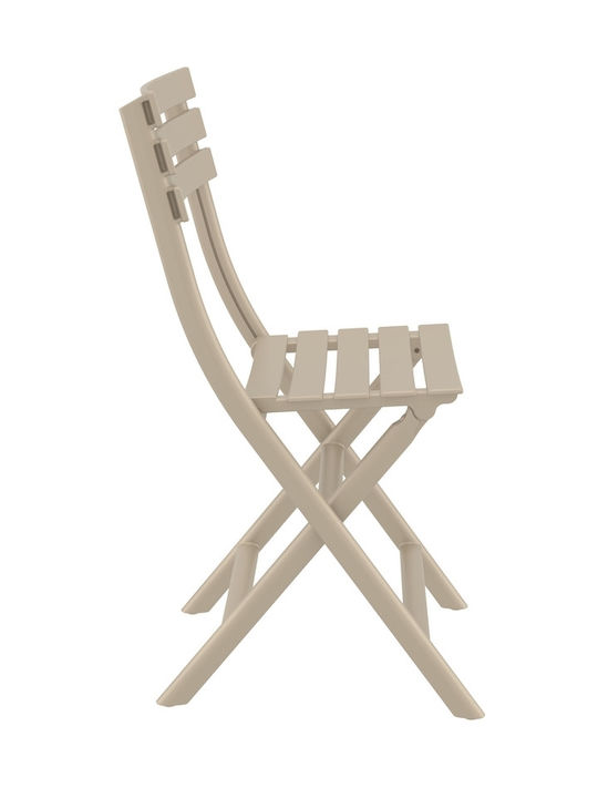 Outdoor Chair Polypropylene Helen Taupe