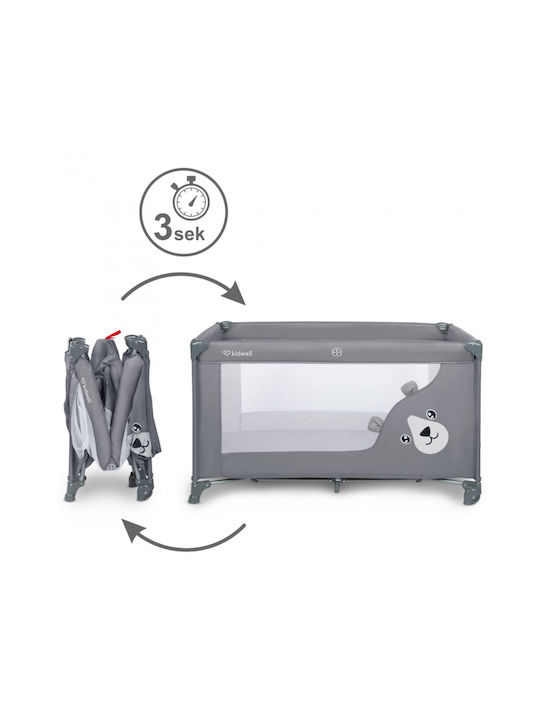 Kidwell Blissy Laufstall mit Matratze Gray 125x65cm