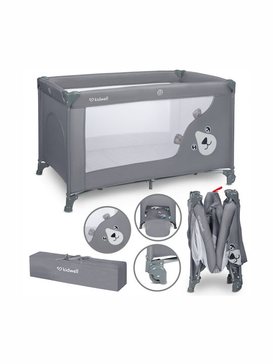 Kidwell Blissy Laufstall mit Matratze Gray 125x65cm