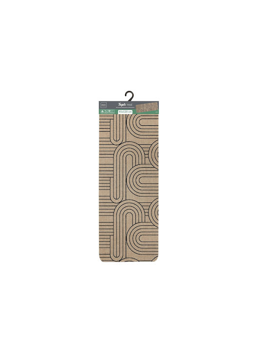 Douceur d'Intérieur Kitchen Mat Runner with Anti-slip Underlay Beige 45x120εκ.