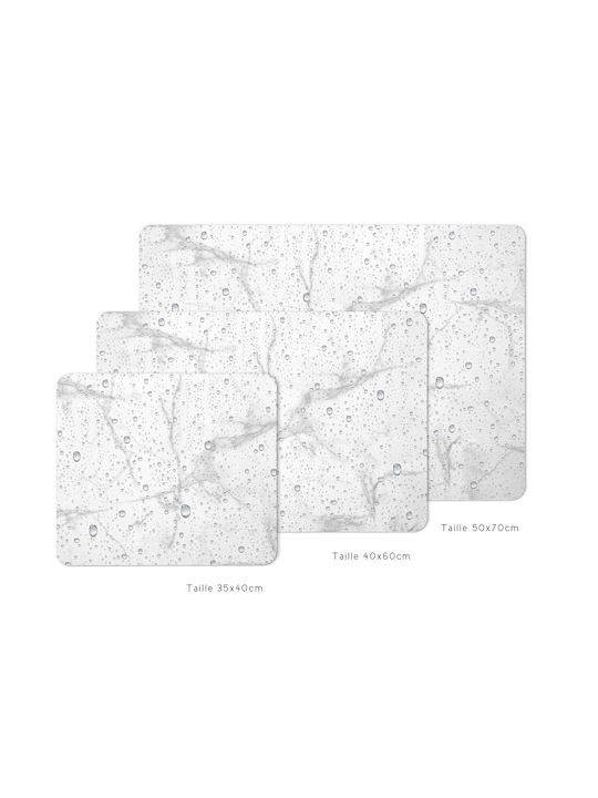 Douceur d'Intérieur Non-Slip Bath Mat Aqua Aqua 40x60cm