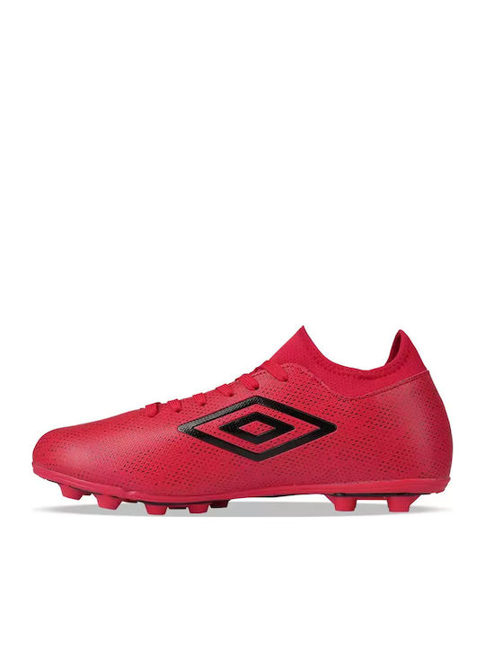 Umbro Veloce Lt Football Shoes with Cleats Red