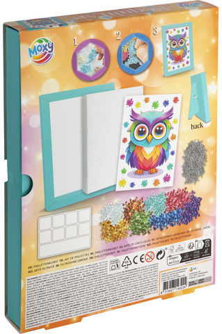 Moxy Diamond Painting Комплект с Рамка 19x19см Бухал