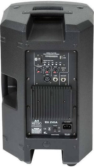 Metro ES210A Active Speaker PA 80W with Woofer 10" 29x28.3x49.5cm.
