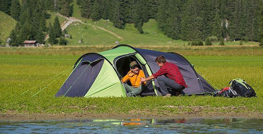 Coleman 3 Blackout Winter Camping Tunnel Mountaineering Green with Double Cloth for 3 People Waterproof 5000mm 400x200x120cm