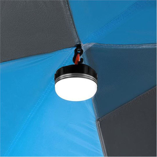 Nils Highland Winter Camping Tent Tunnel Mountaineering Blue with Double Cloth for 6 People Waterproof 4000mm 570x210x200cm