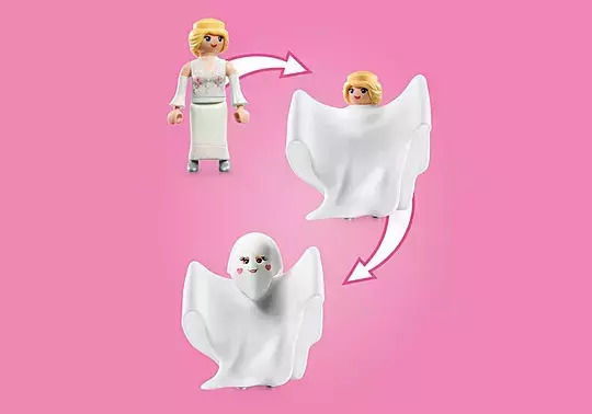 Playmobil Princess Magic Princess with Glow-in-the-Dark Ghost Costume for 4-10 years old