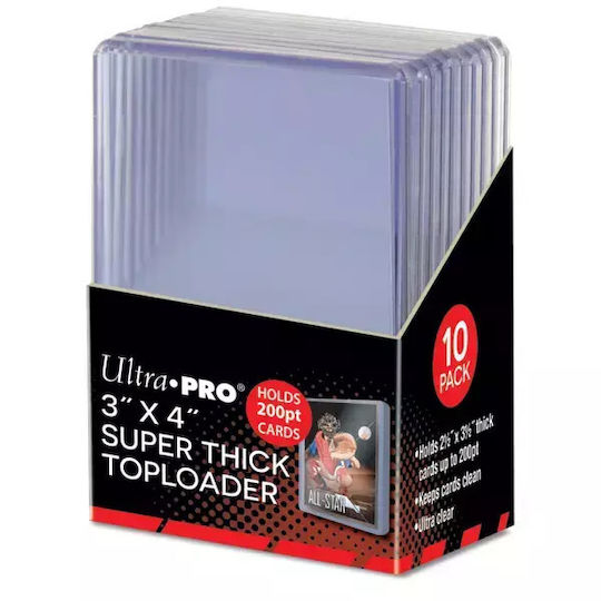 Ultra Pro Toploader Gros 75PT Dimensiune Standard 25 Bucăți Clar