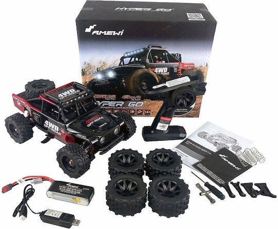 Amewi Hyper Go Радиоуправляемо Автомобил Бъги 4WD Черен