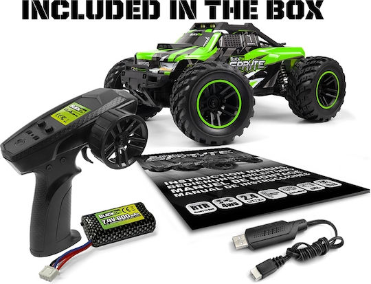 BlackZon Teleghidat Mașină Monster Truck 4WD Roșu
