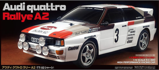Tamiya Audi Quattro A2 R C Model Car 1:10 544116