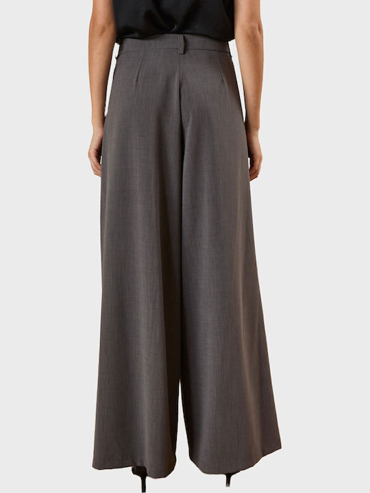 Damen Stoff Hose Grey