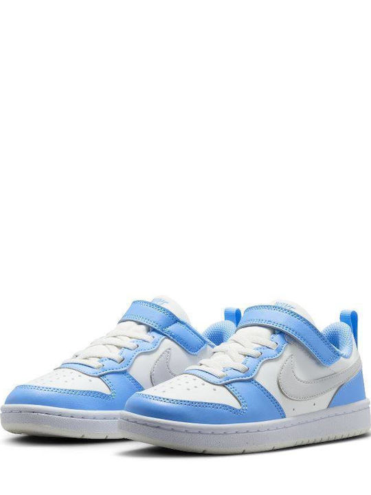 Court Borough Low Recraft Παιδικά Sneakers με Σκρατς Λευκά