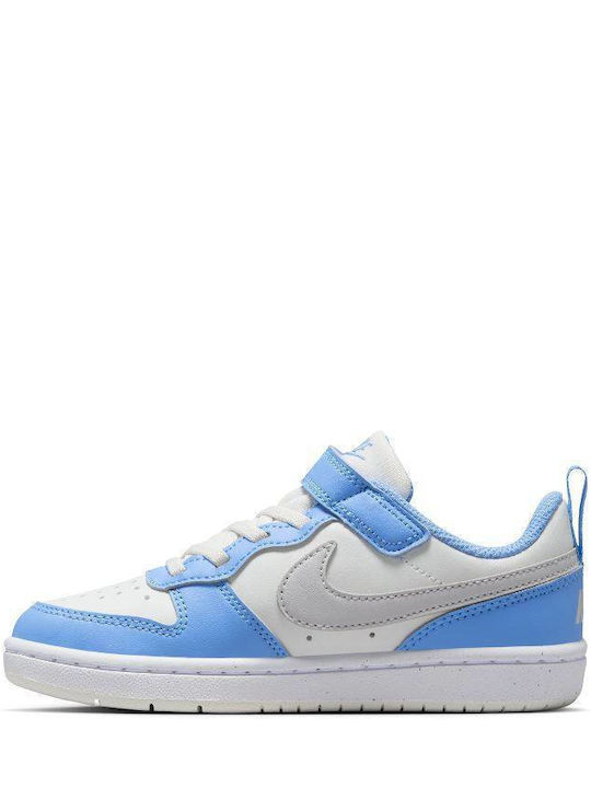 Court Borough Low Recraft Παιδικά Sneakers με Σκρατς Λευκά