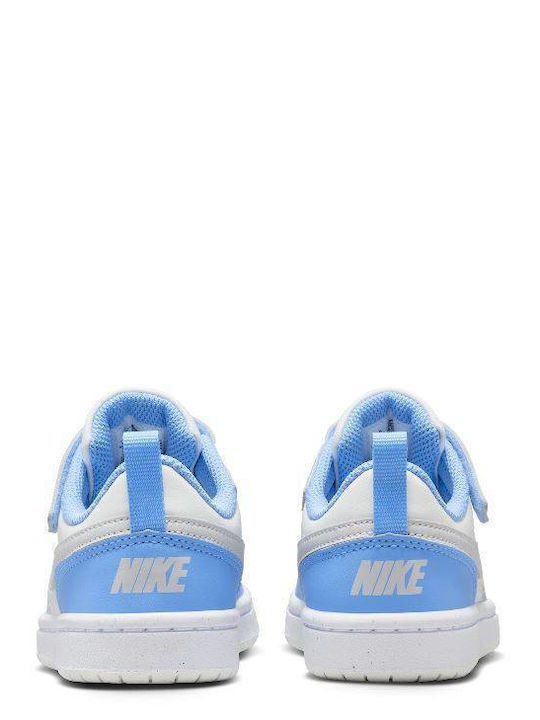 Court Borough Low Recraft Παιδικά Sneakers με Σκρατς Λευκά