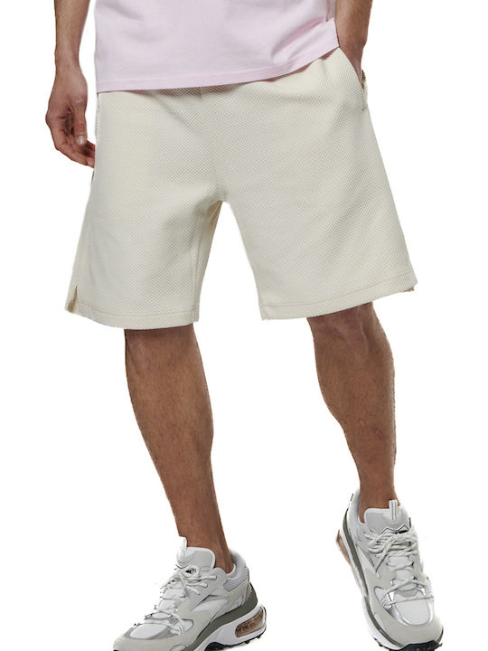 Body Action Waffle Men's Shorts White