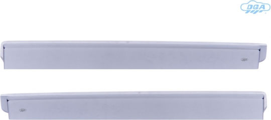 DGA Set of Windbreakers Rear Car for Skoda Fabia 2021+ 2pcs