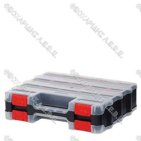 Agroequip Werkzeugkoffer-Organisator Schwarz 32x27x8cm