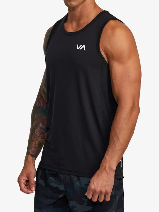 Rvca Men Knitwear Sport Vent Sl V9031rst-blk Blk-black