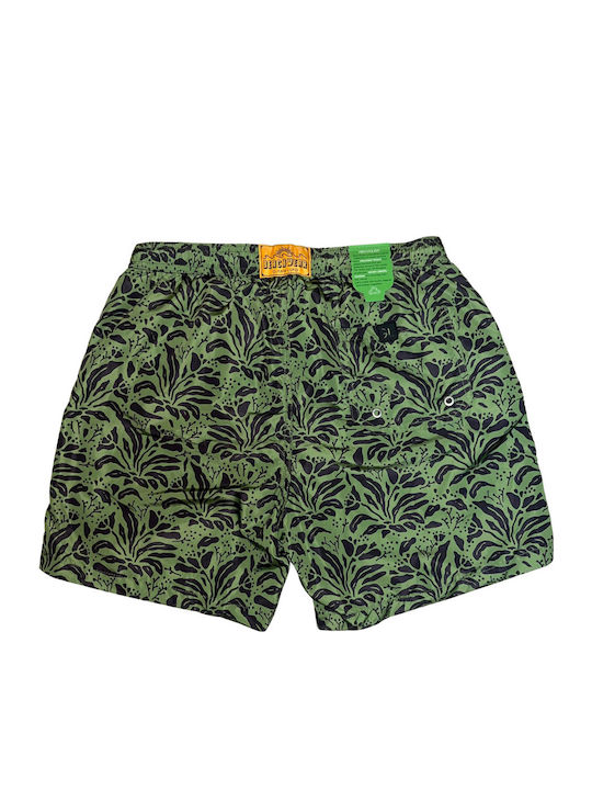 Gianni Lupo Men Swim Shorts Green Gl50014t