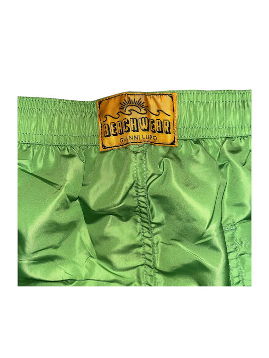 Gianni Lupo Men Swim Shorts Green Gl50007t