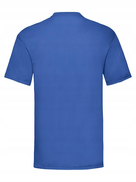 Men's Iconic 195 Ringspun Premium D R Royal Blue T-shirt Size 2xl