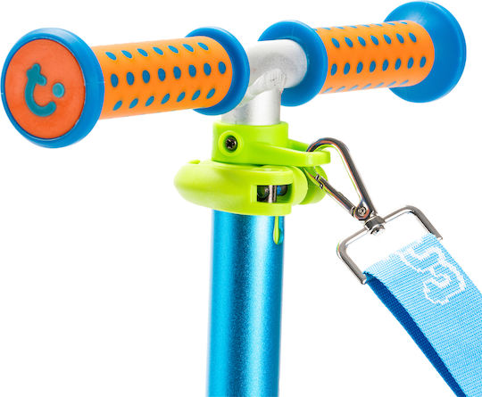 Trunki Patinetă Copii Pliabilă cu 3 Roți pentru 3+ Ani Albastră