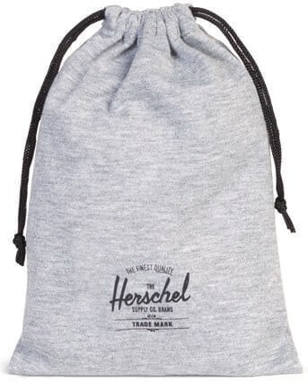 Herschel Cotton made Travel Set Mask, Pillow, Slippers and Earplugs with Carrying Case 15.24x15.24cm Gray