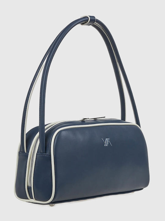 Damentasche Schultertasche Blau