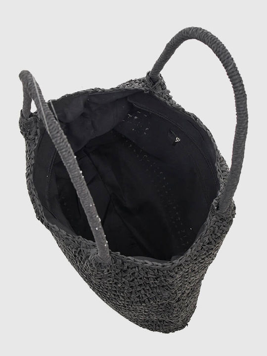 Straw Women's Bag Shoulder Black