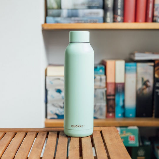 Quokka Thermosflasche Edelstahl Solid 'Pastellgrün' 630ml – 12098