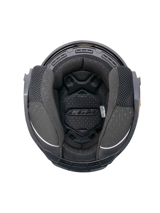 CGM 136 DNA Matt Black Κράνος Μηχανής Jet ECE 22.06 1450gr με Sunvisor