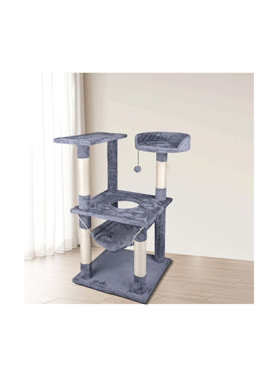 eBest Ονυχοδρόμιο Γατόδεντρο Γκρι 49x49x182εκ.
