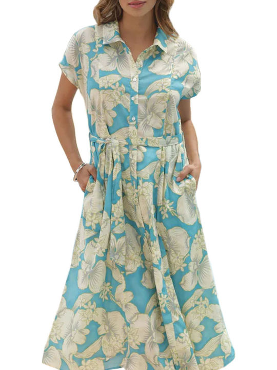 Pomodoro Dress for Wedding - Christening Turquoise