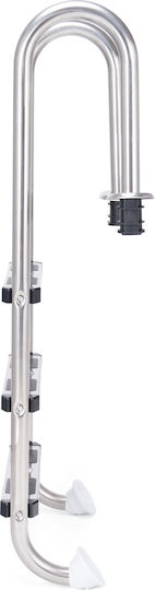 Costway 3-Step Safety Pool Ladder 132 X 50 X 26 Cm Stainless Steel Np10449