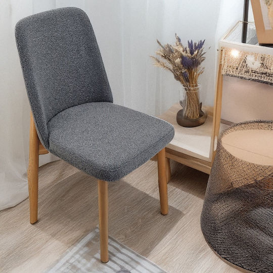 Oscar Dining Chair Dark Grey 48x50x91 cm