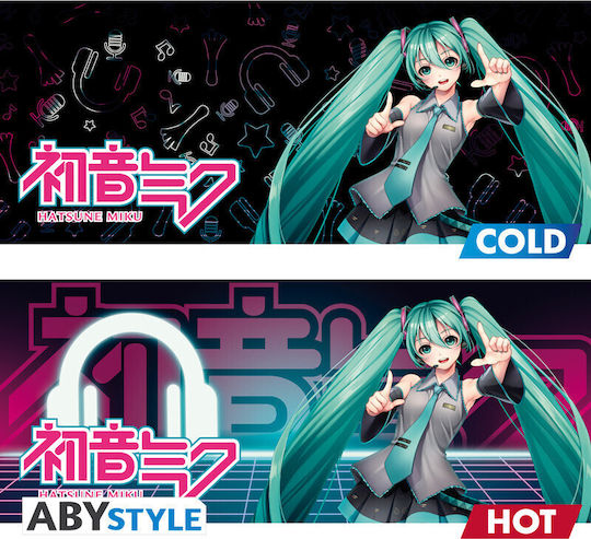 Abysse Hatsune Miku Heat Change Κούπα Κεραμική Πολύχρωμη 460ml