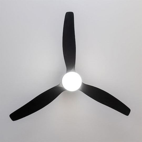 Cecotec EnergySilence Aero 5600 Aqua Deckenventilator 132cm mit Leuchte Schwarz