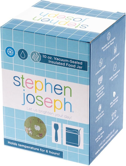 Термос за храна за деца с вилица Farm Stephen Joseph Sj130468