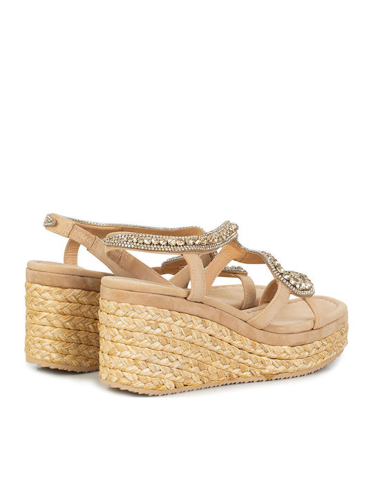 Women's Platform Shoes Tabac Brown