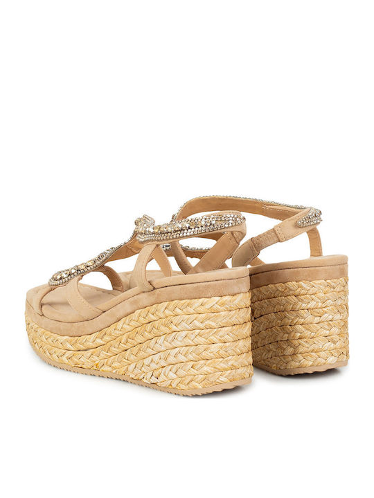 Women's Platform Shoes Tabac Brown